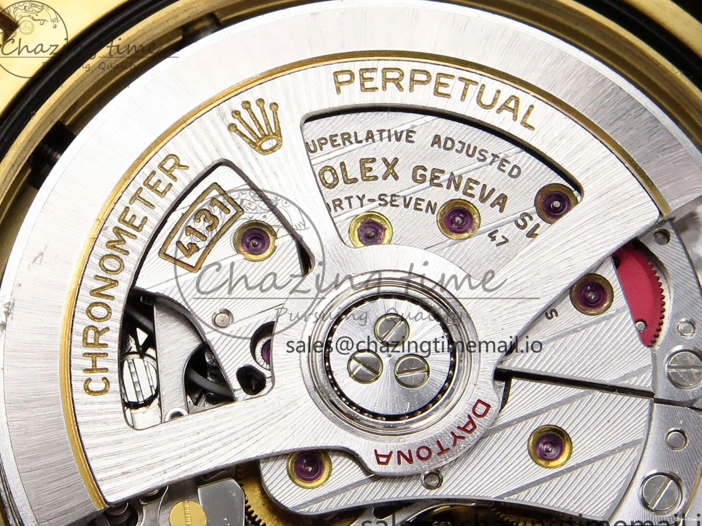 MiroTime 0414 Bold Daytona 126518 QF 1:1 Best Edition Black YG Dial on Oysterflex Strap SH4131 V6（Gain Weight） 1198